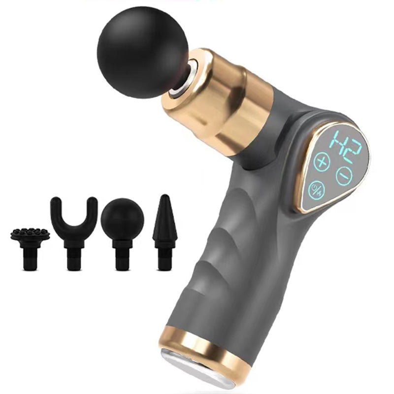 32 Gears Folding Massage Tool Massage Gun Muscle Relaxing Hot Compression Massager with Digital Display Screen 32 Gears Folding Massage Tool Massage Gun Muscle Relaxing Hot Compression Massager with Digital Display Screen